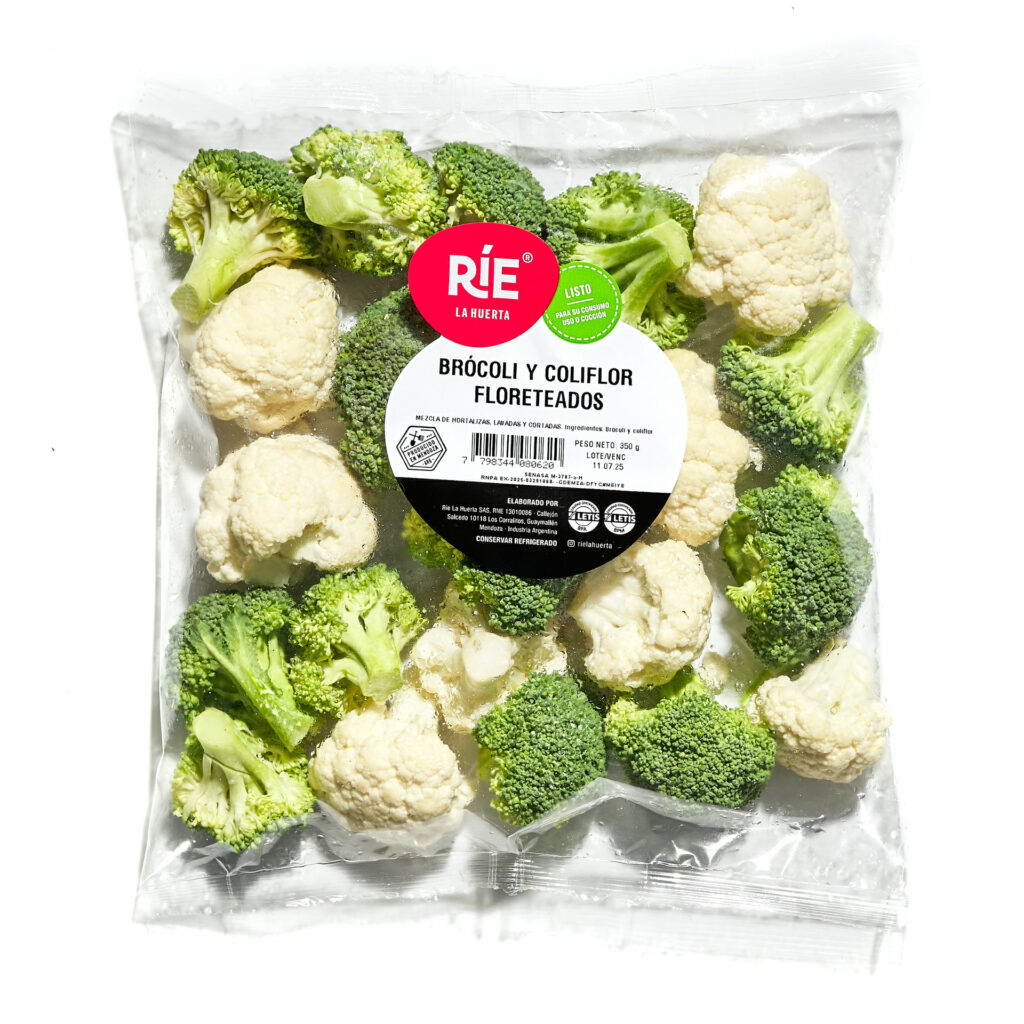 Brócoli y Coliflor floreteados