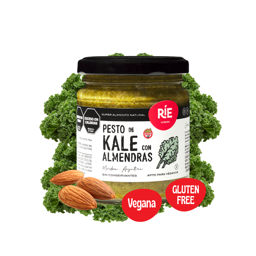 Pesto de kale con almendras RIE La Huerta