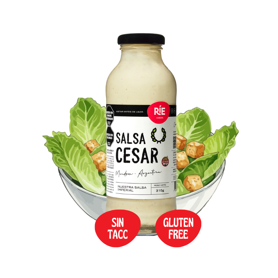 Salsa César RIE La Huerta con ensalada